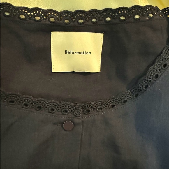 Reformation Valetta Two Piece in Navy *NEW* - Picture 5 of 6